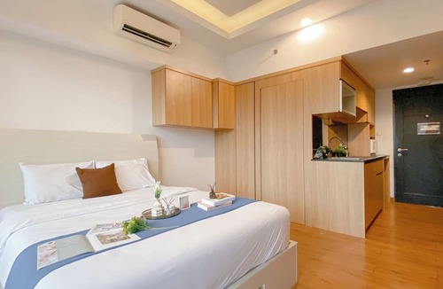 East Kuningan Apartment | Warm Neutral Look Studio Apartment Ambassade Kuningan