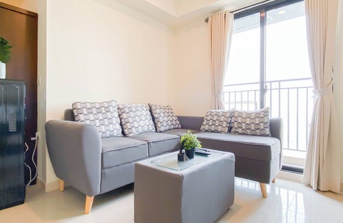 Cikarang Apartment | Soft Scandinavian 3Br At Meikarta Apartment