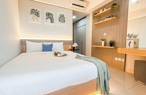 Pantai Indah Kapuk Apartment | Relaxing And Stylish 1Br At Gold Coast Apartment
