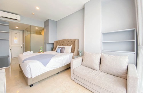 Hegarmanah Apartment | Minimalist and Cozy Studio at Apartment Art Deco