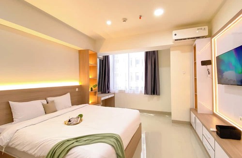 Cikokol Apartment | Cozy Living And Homey Studio Apartment At One Narita Residence