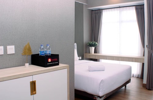Cikarang Apartment | Modern Look And Restful Studio At 32Th Floor Vasanta Innopark Apartment