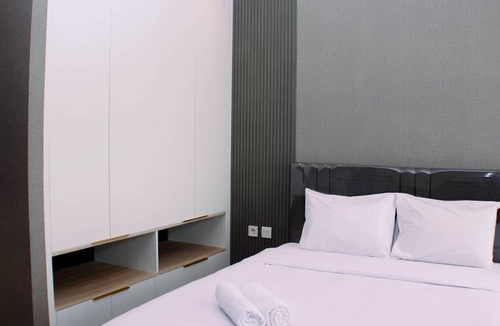 Cikarang Apartment | Modern Look And Restful Studio At 32Th Floor Vasanta Innopark Apartment