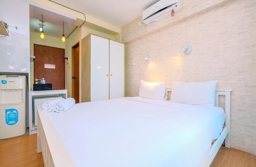Kayu Putih Apartment | Minimalist Studio With Great City View At Tifolia Apartment