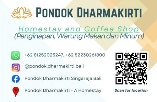 Sukasada House | Pondok Dharmakirti - Hidden Gem Homestay & Coffee