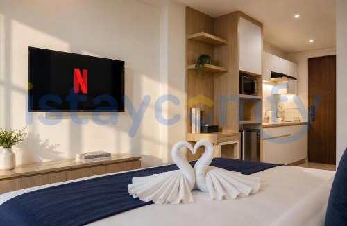 Batam Apartment | Studio Pollux Habibie B1617 City View