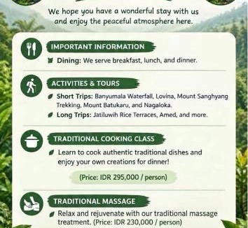 Munduk Apartment | Munduk Harum Cabin