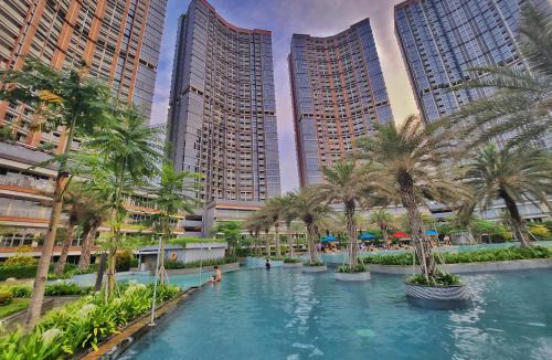 Pantai Indah Kapuk Apartment | By The Cove By SanLiving- 3BR - 9PAX - Near PIK Avenue Mall