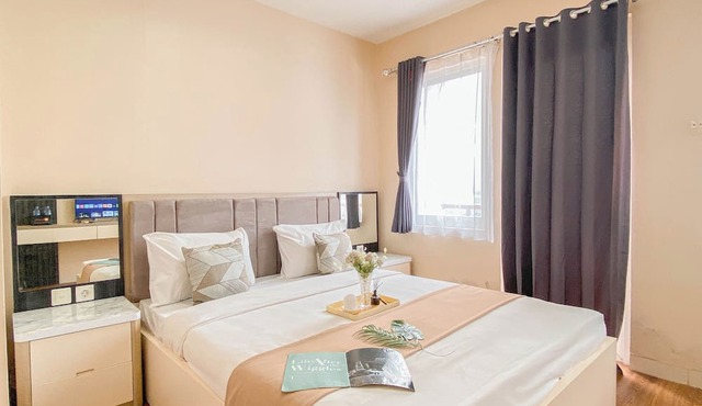 Warm and Cozy 1BR without Living Room at Sentul Tower Apartment in Citaringgul